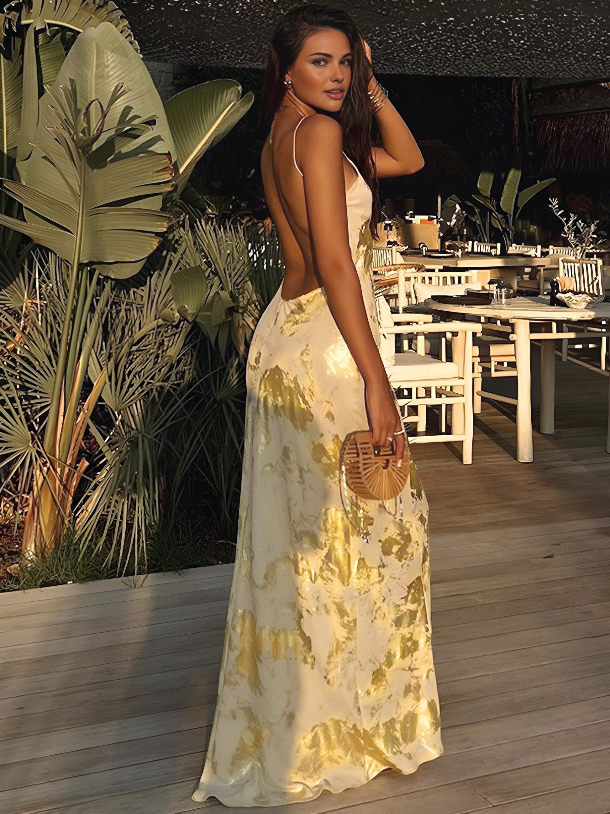 Giselle Women's Dress - fabric and finish detail