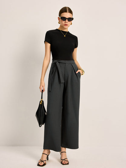 Quinn Women's Trousers - fabric and finish detail