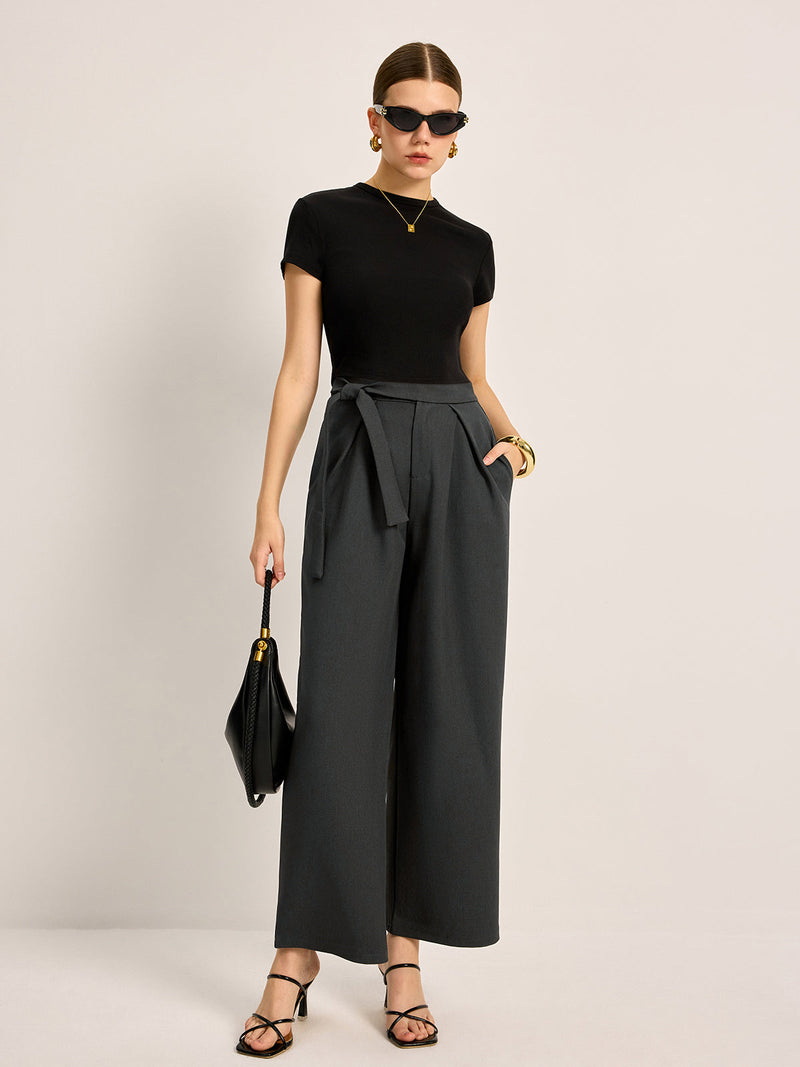 Quinn Women's Trousers - fabric and finish detail