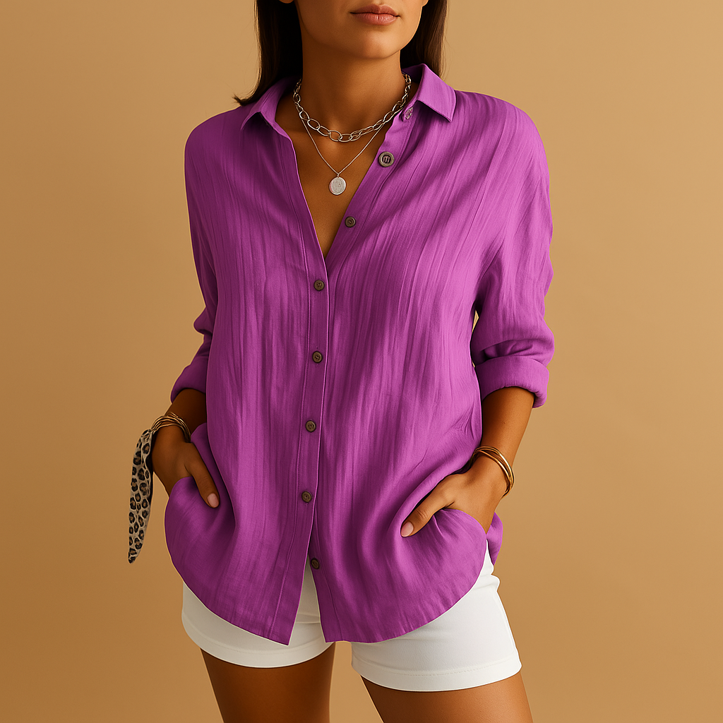 Genevieve Women's Blouse - front view