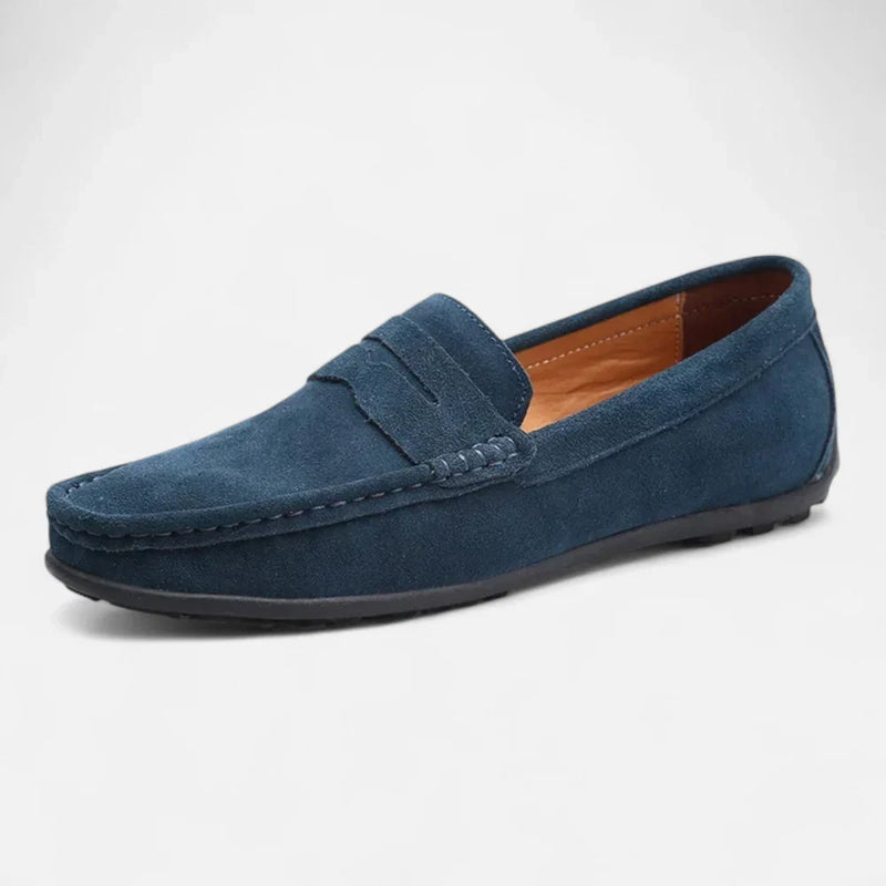Griffin Men's Suede Loafers - flat lay