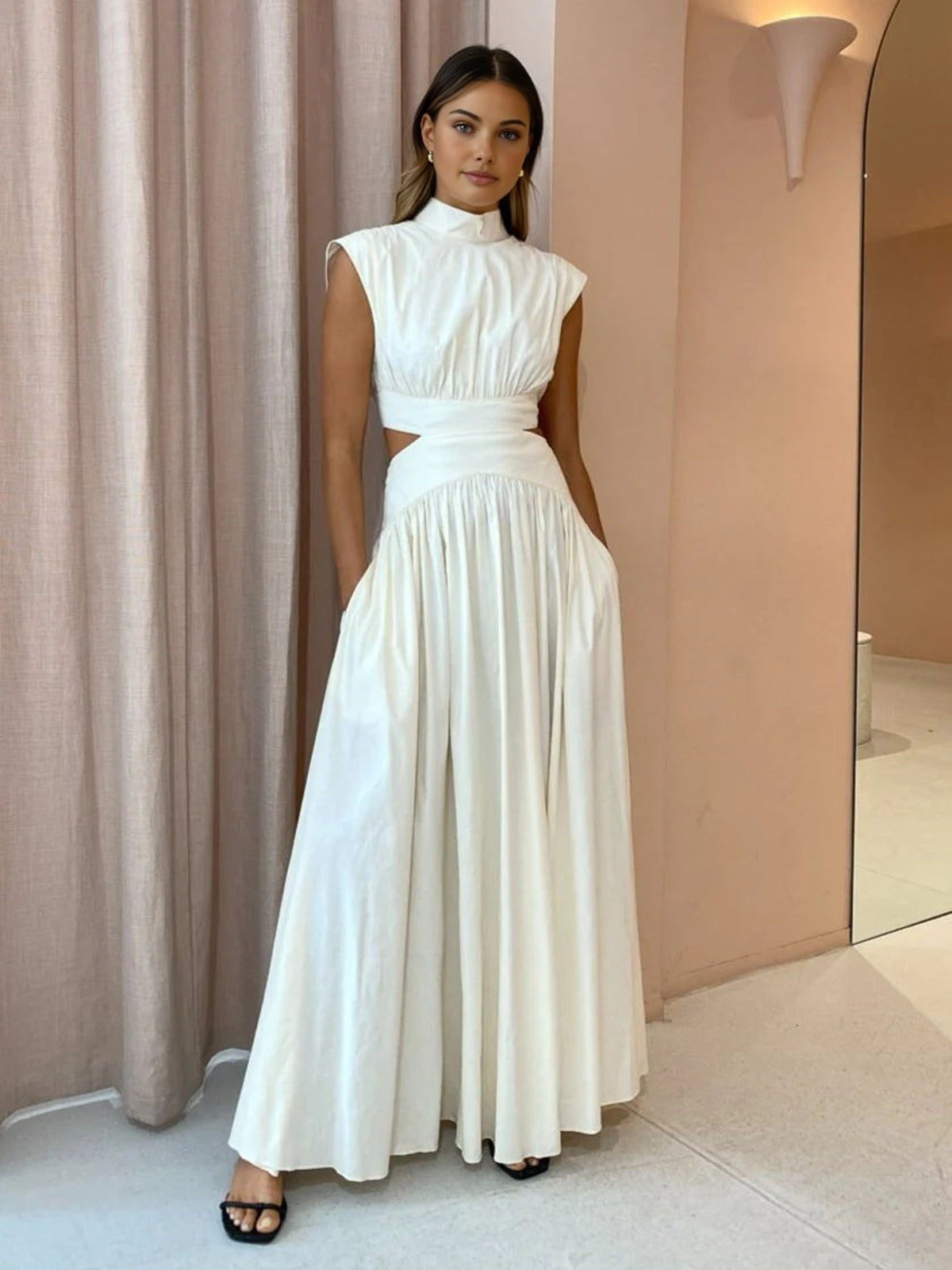 June Women's Dress - fabric and finish detail