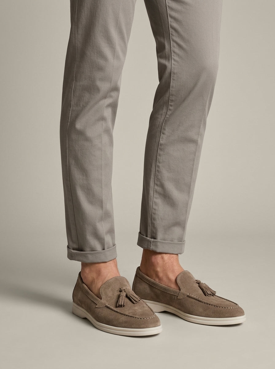 Bruno Men's Suede Loafers - front view