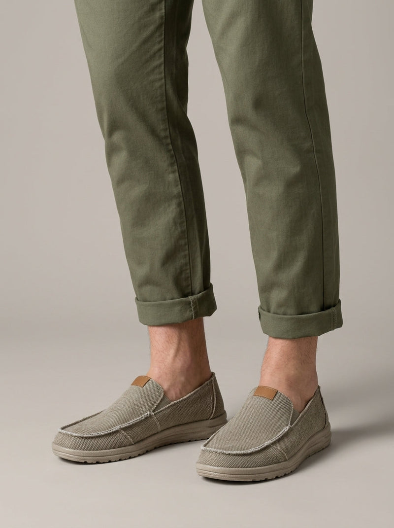 Otis Men's Loafers | Slip, Canvas, Flat