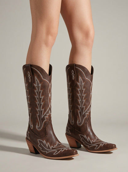 Violette Women's Knee-high Boots - close-up detail