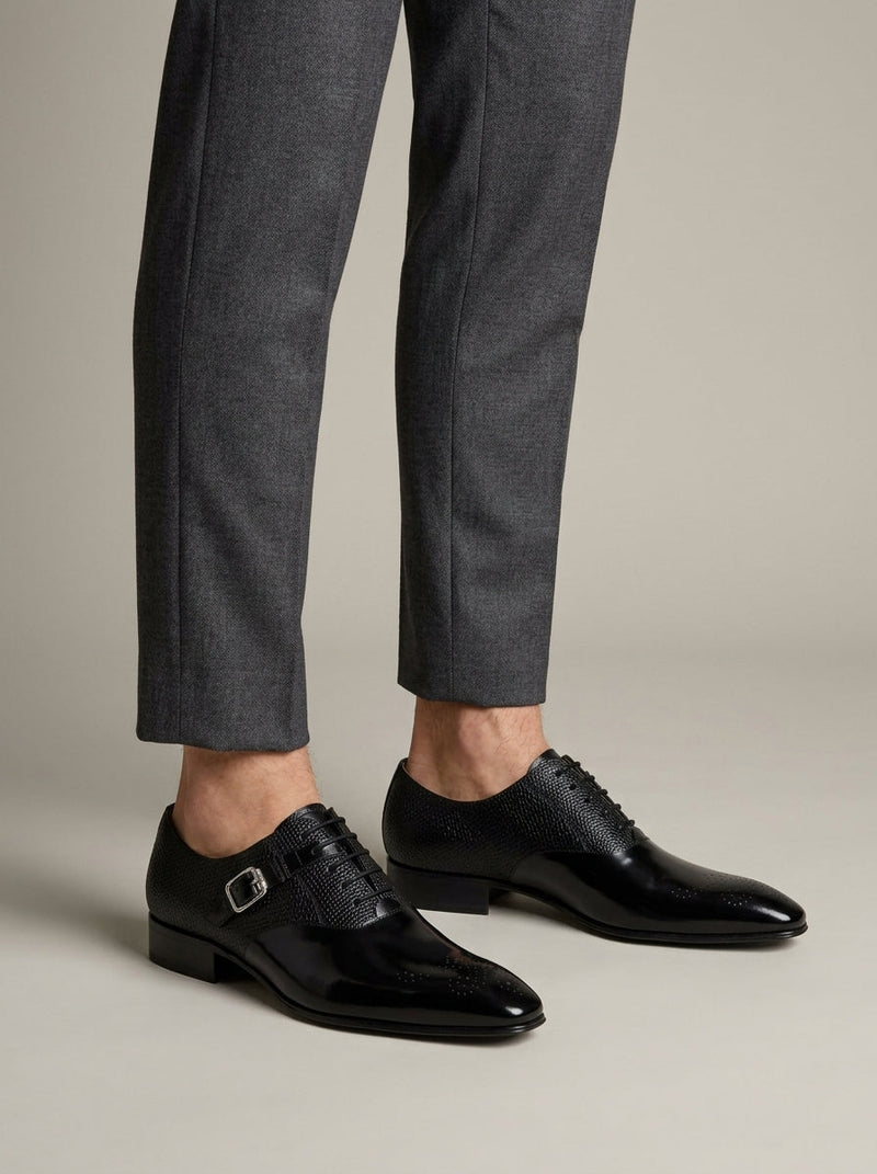 Flynn Men's Oxfords | Leather, Lace, Pointed Toe