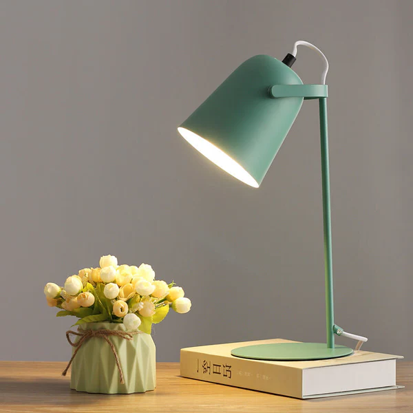 Quarry LED Table Lamp - fabric and finish detail