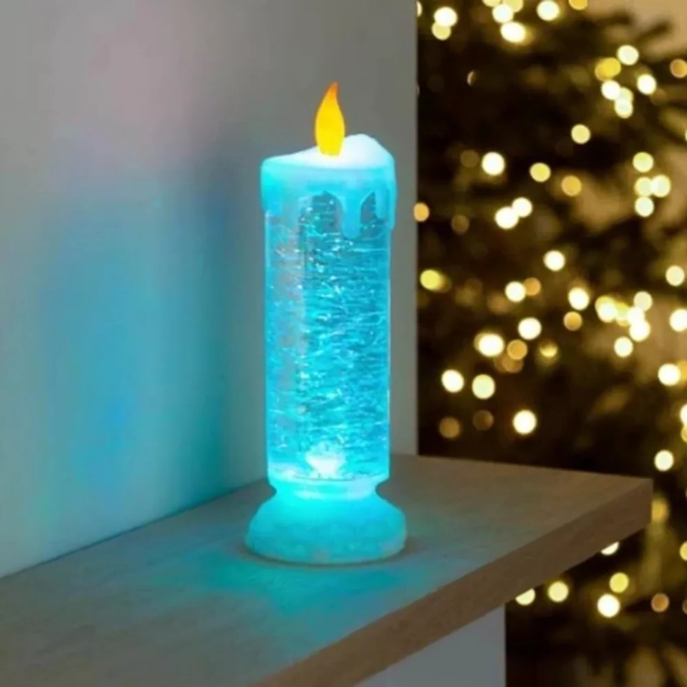 Fern LED Rechargeable Candles Rechargeable - fabric and finish detail