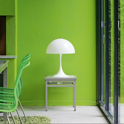 Heath LED Table Lamp - fabric and finish detail