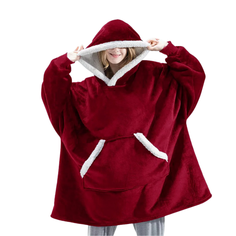 Romy Women's Throw Blanket - shown in use