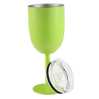 Fable Portable Wine Cups - shown in use