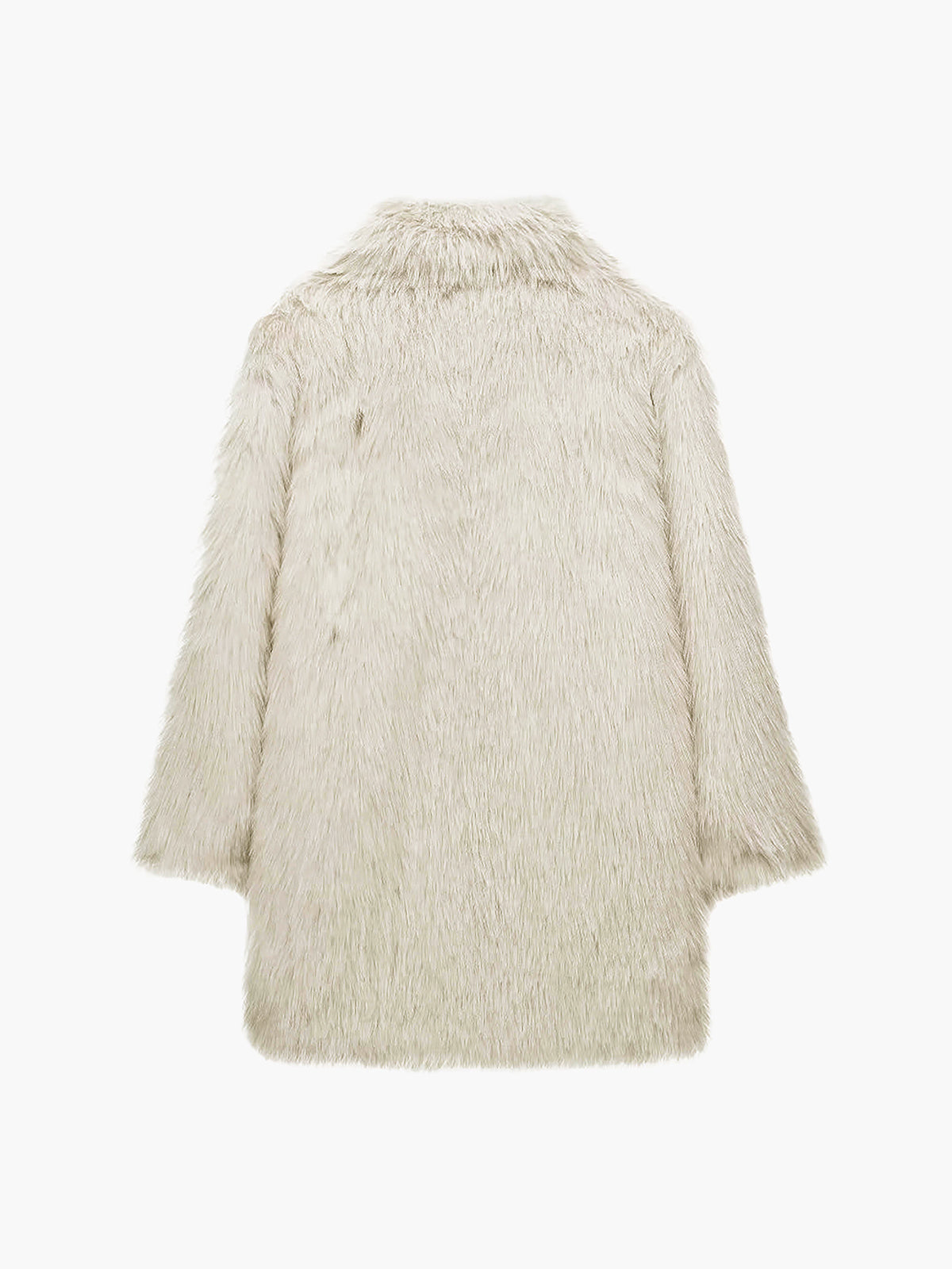 Ava Women's Oversized Coat - close-up detail