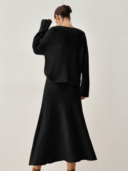 June Women's Oversized Two-piece Set - flat lay