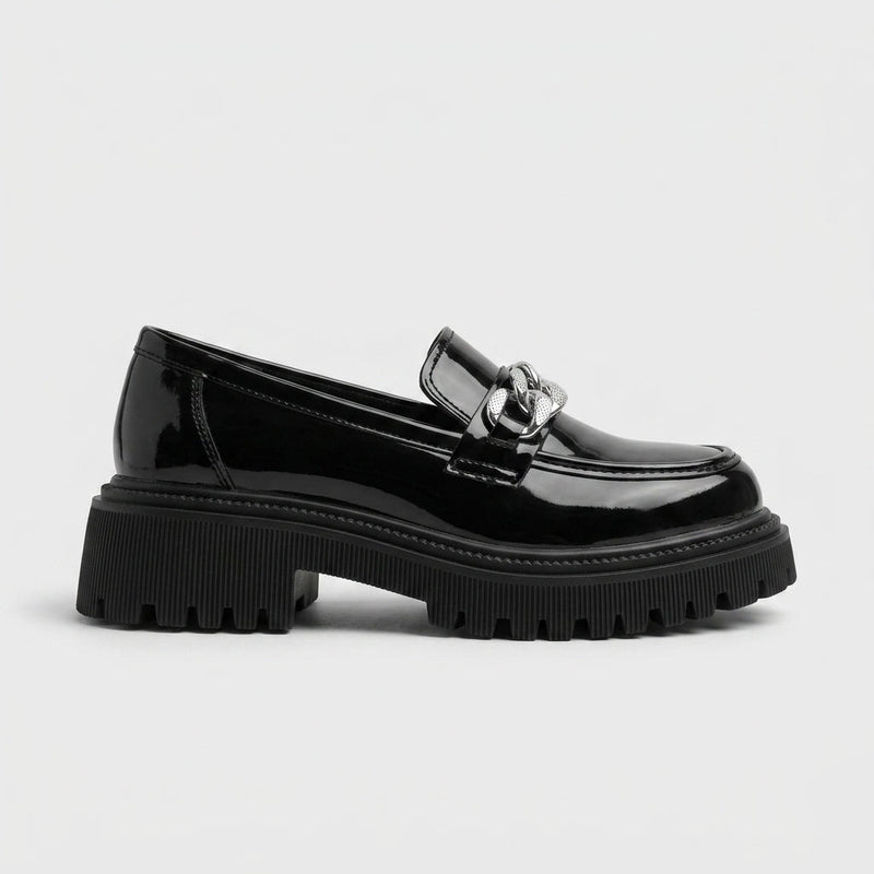 Eloise Women's Platform Loafers - styled view