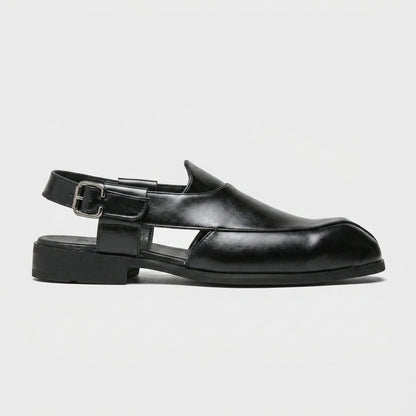 Lachlan Men's Block Heel Loafers - styled view