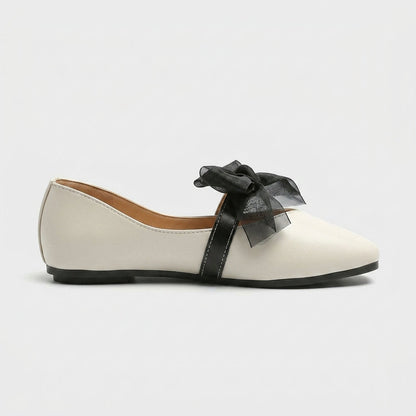 Nadia Women's Floral Ballet Flats - fabric and finish detail