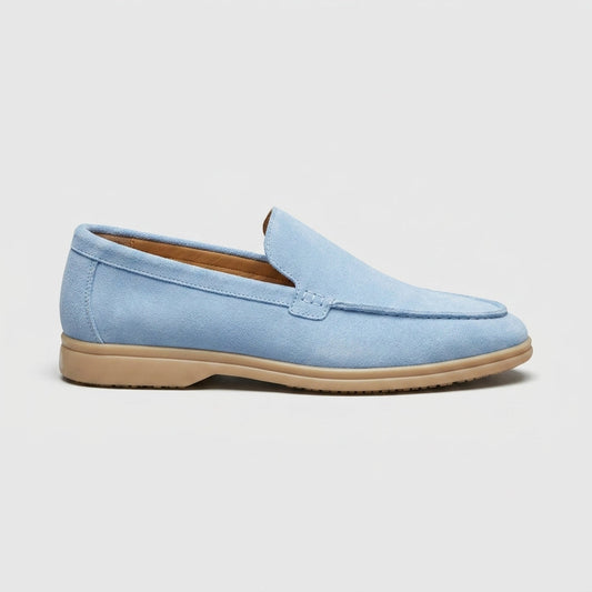 Sawyer Men's Suede Loafers - styled view