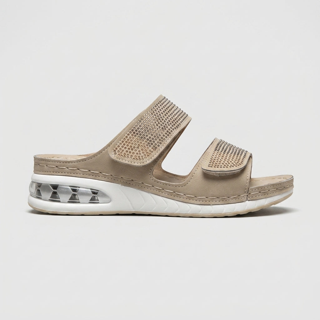 Genevieve Women's Sandals - fabric and finish detail