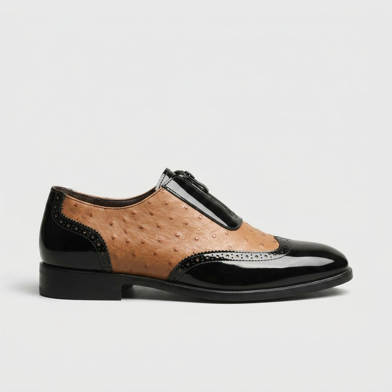 Elias Men's Oxfords | Leather, Zipper