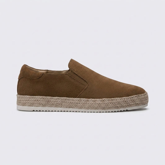 Sawyer Men's Suede Espadrilles - styled view