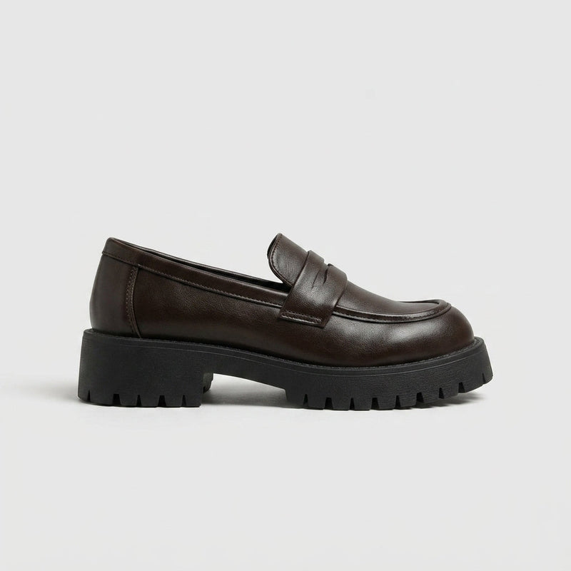 Mira Women's Platform Oxfords - fabric and finish detail