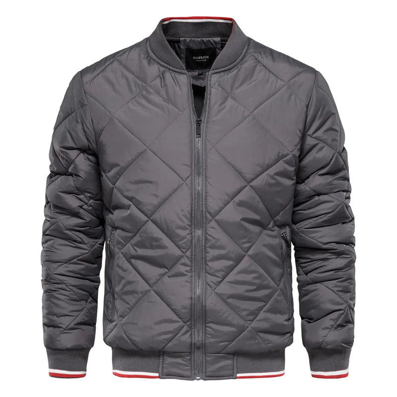 Ivor Men's Quilted Jacket - back view