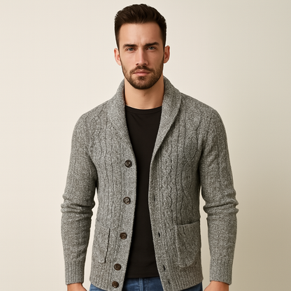 Isaac Men's Cardigan - shown in use