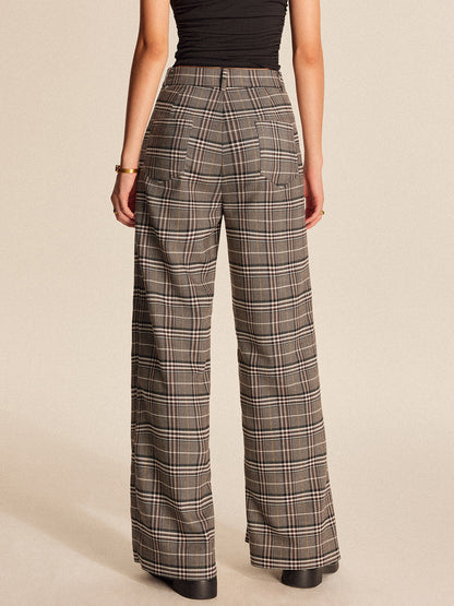 Selma Women's Asymmetric Trousers - full-length view