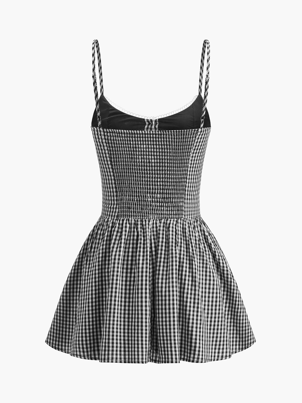 Selma Women's Plaid Dress - styled view