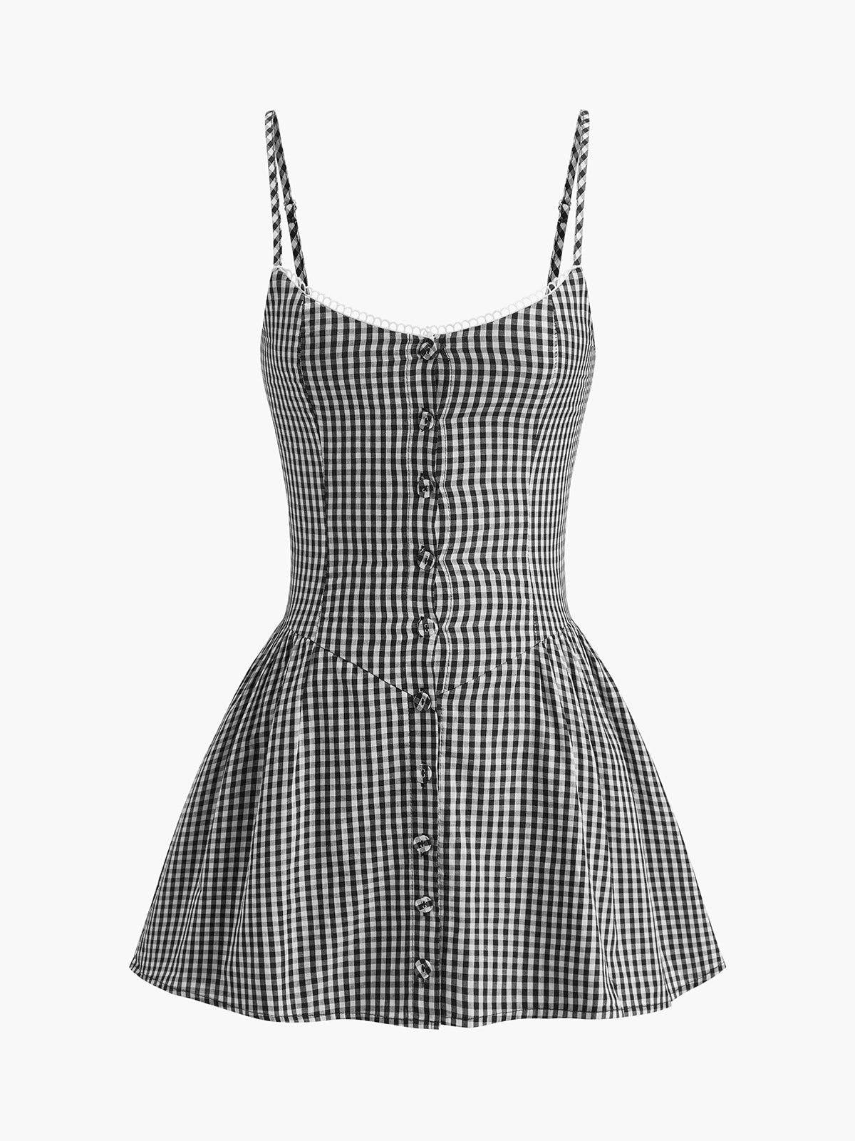 Selma Women's Plaid Dress - front view