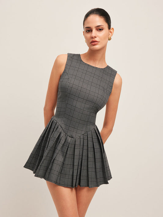 Verity Women's Pleated Dress - styled view