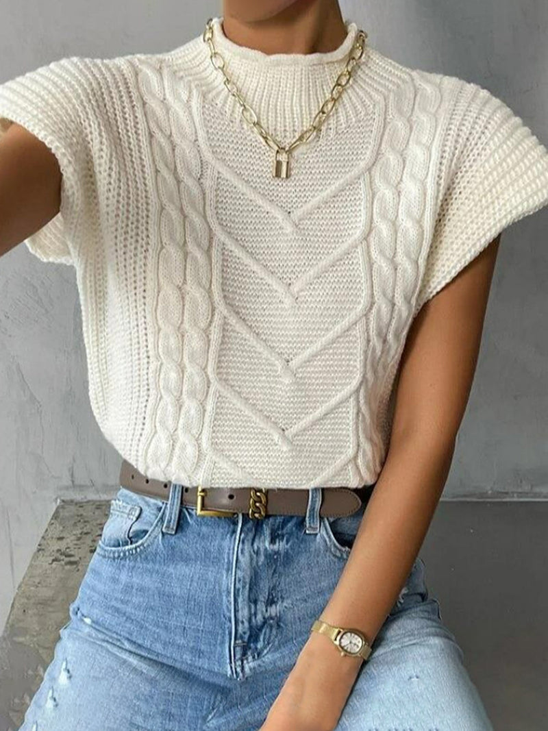 Alba Women's Sweater | Knit, Cap Sleeve