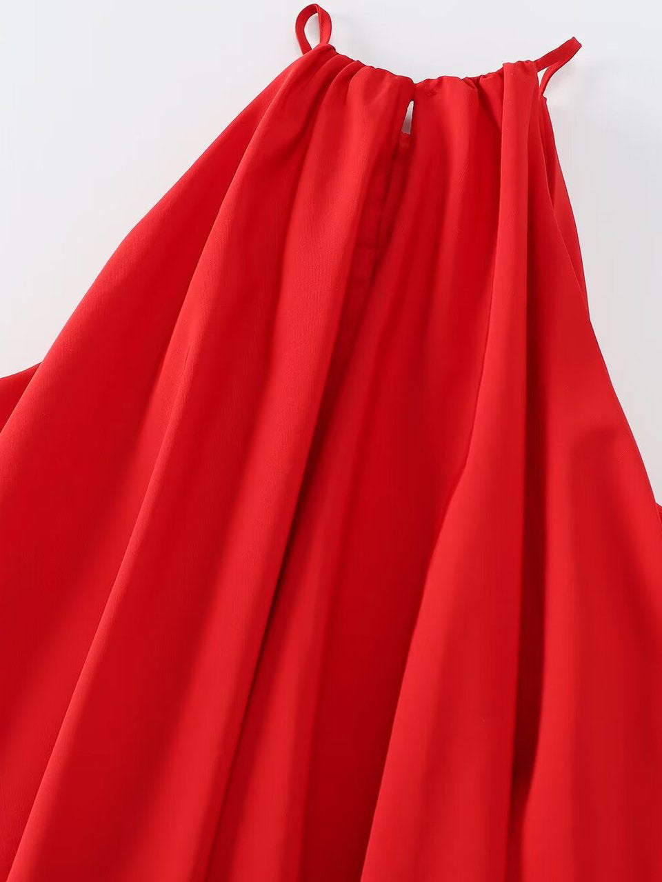 Talia Women's Pleated Dress - fabric and finish detail