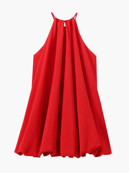 Talia Women's Pleated Dress - back view