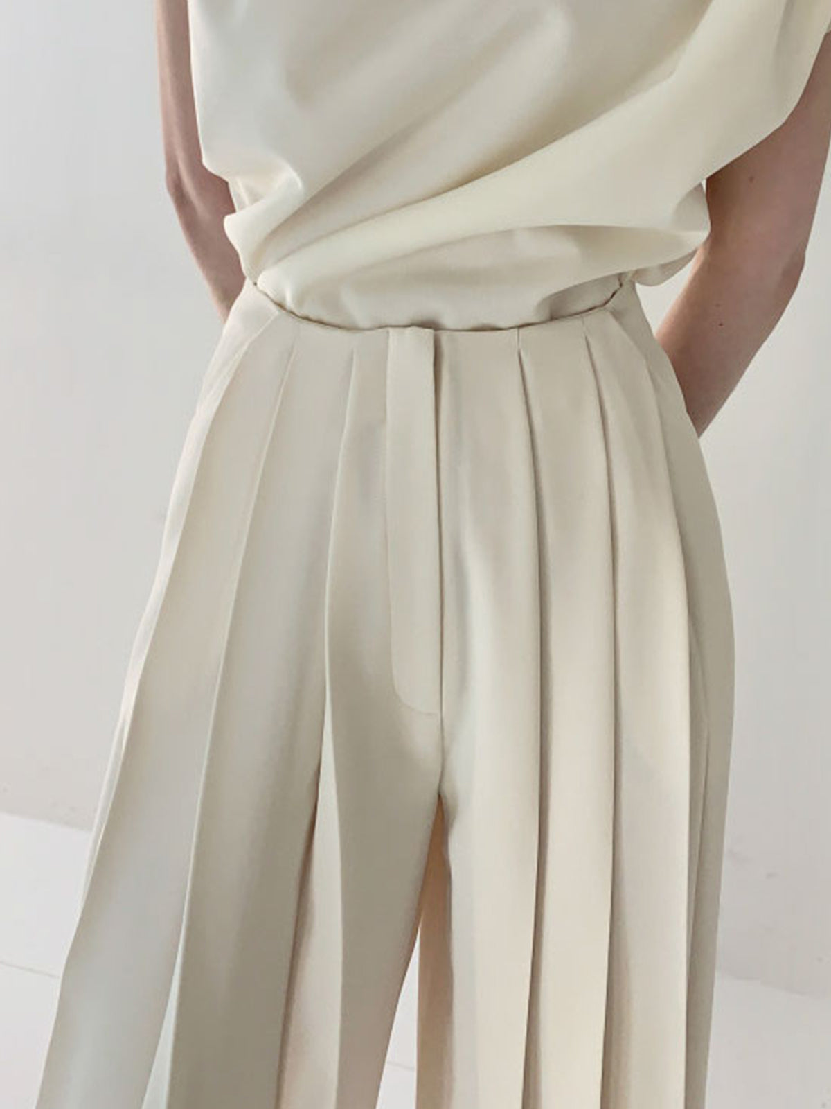 Rhea Women's Wide Leg Trousers - back view