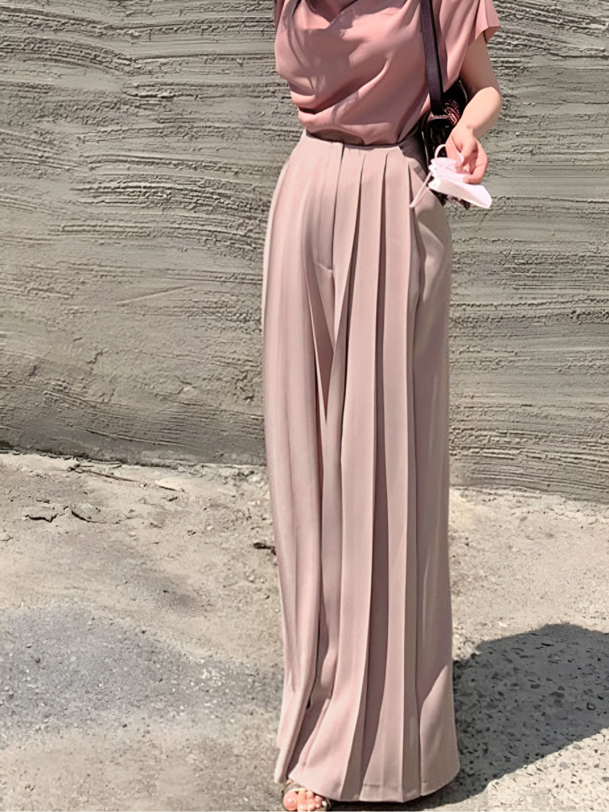 Rhea Women's Wide Leg Trousers - front view