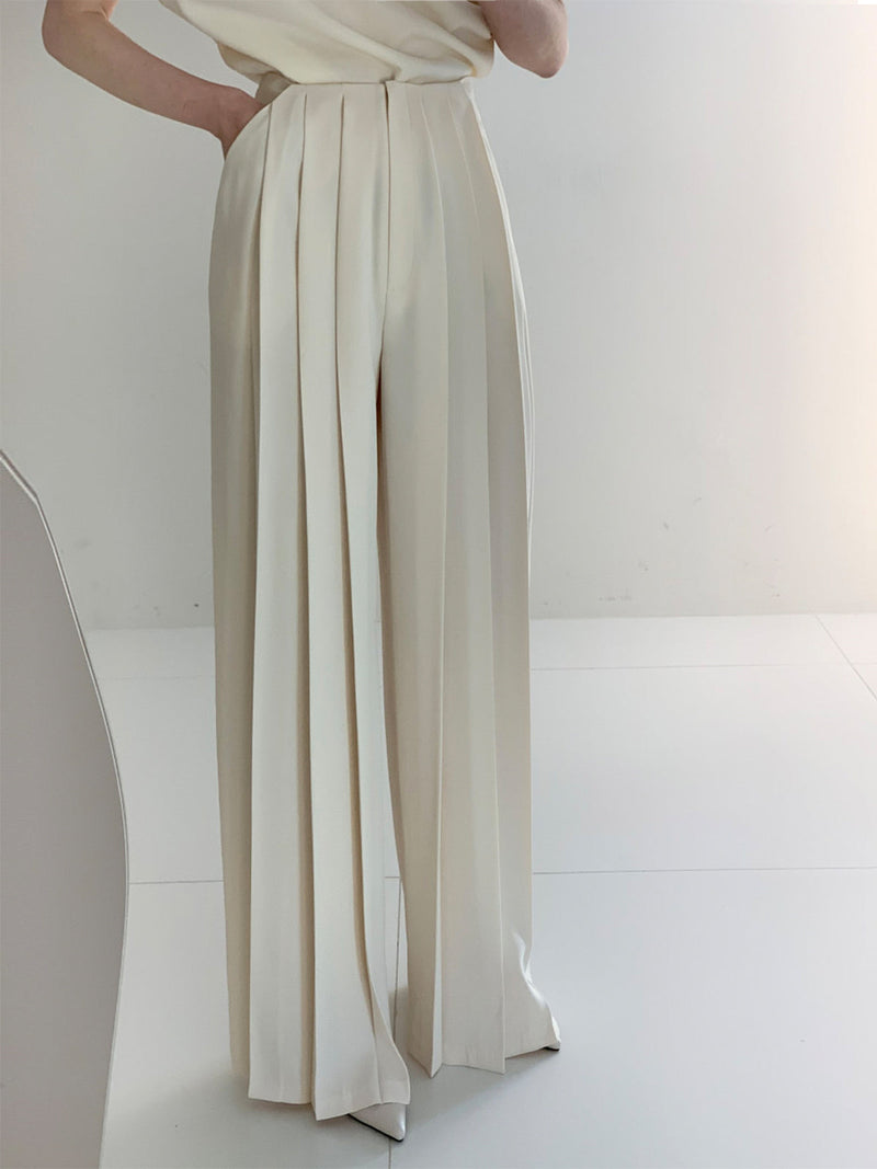 Rhea Women's Wide Leg Trousers - front view