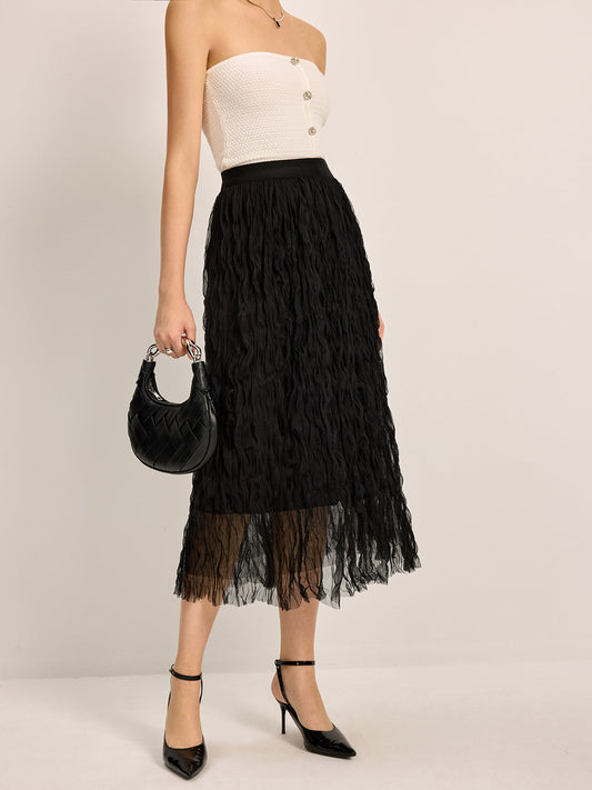 Nora Women's Pleated Skirt - front view