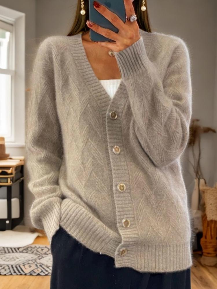 Colette Women's Cardigan - fabric and finish detail