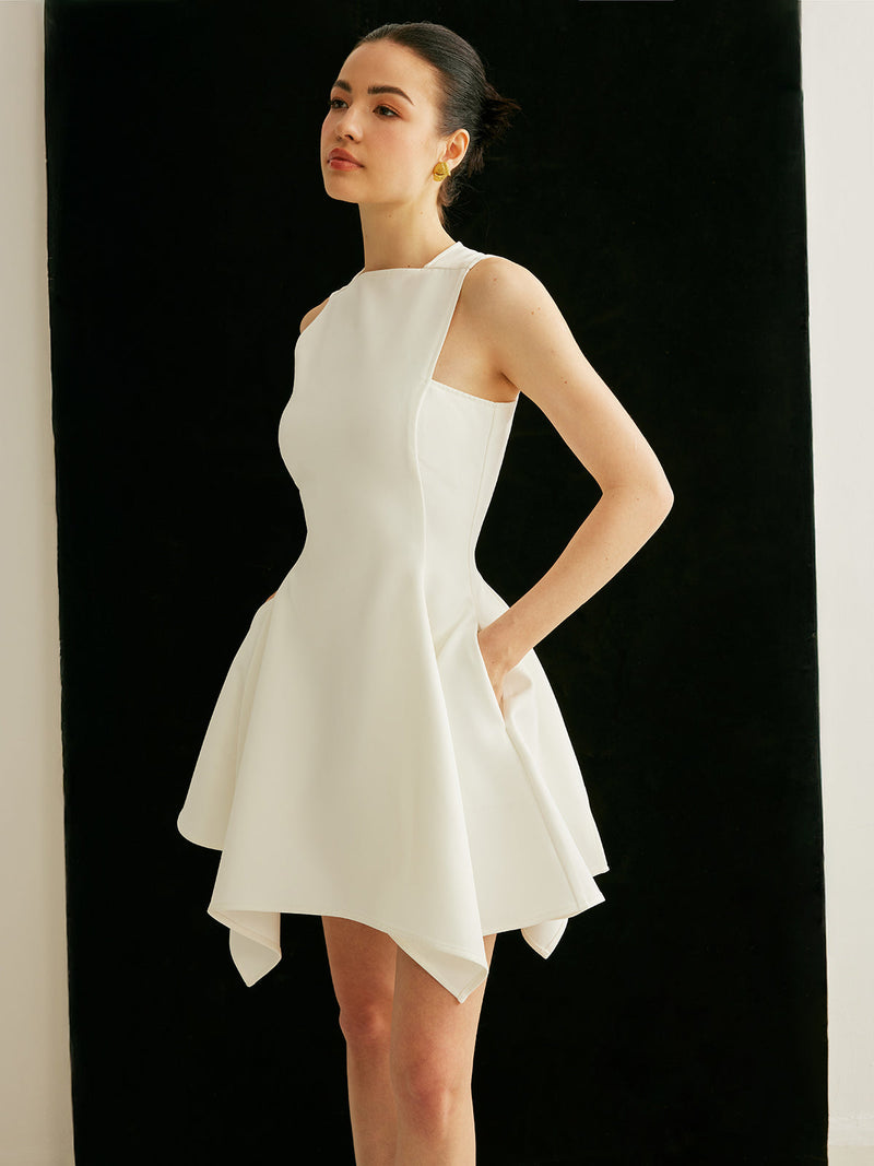 Ulla Women's Asymmetric Dress - full-length view