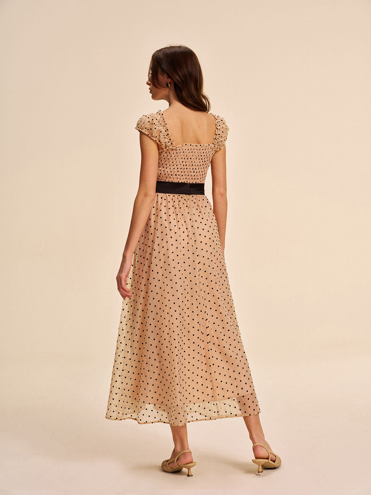 Dahlia Women's Pleated Dress - full-length view