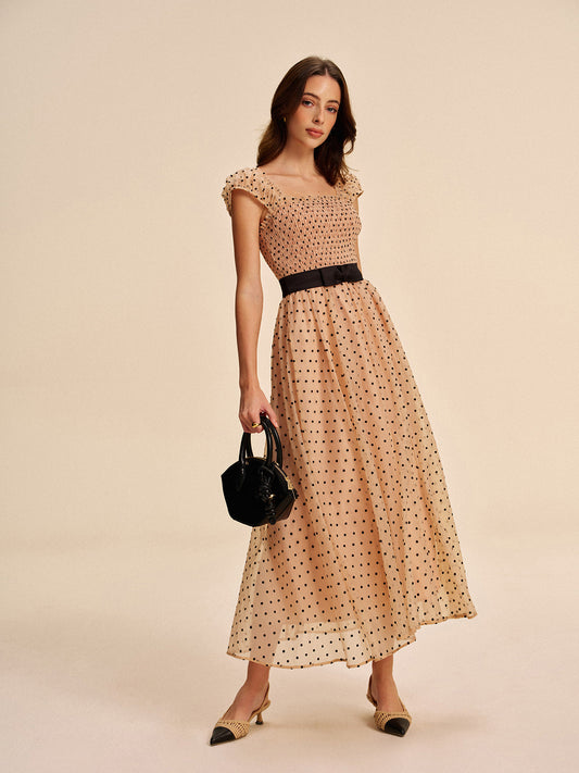 Dahlia Women's Pleated Dress - front view