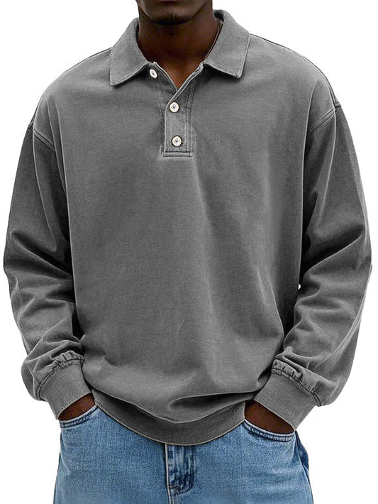 Theo Men's Oversized Shirt - styled view