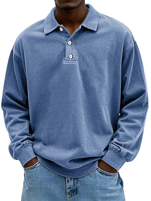 Theo Men's Oversized Shirt - front view