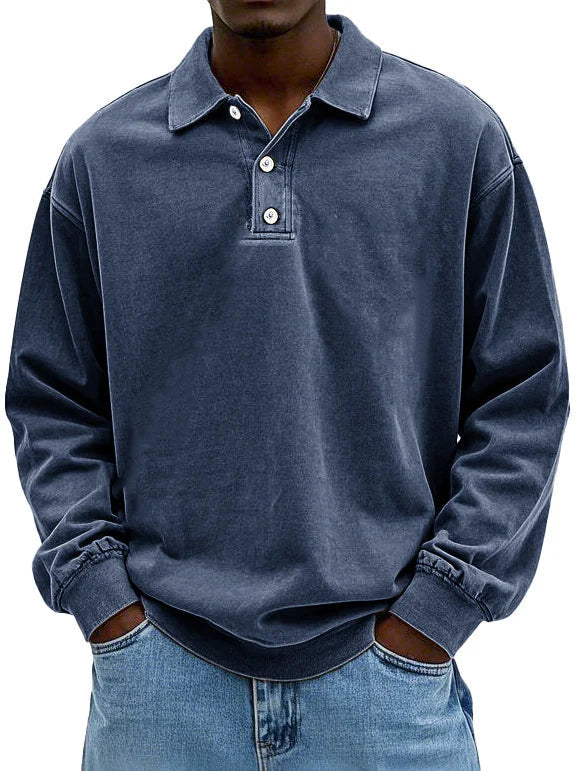 Theo Men's Oversized Shirt - shown in use