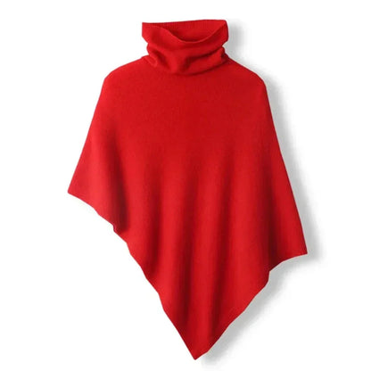 Rhea Women's Asymmetric Poncho - back view