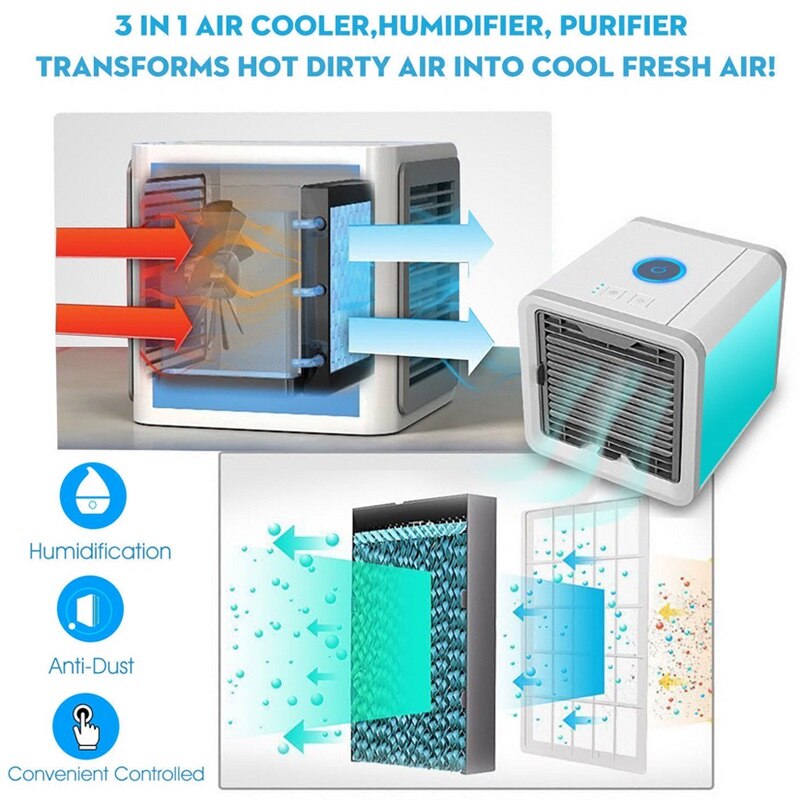 Aspen Portable Air Conditioner - fabric and finish detail