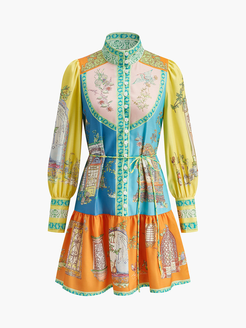 Maya Women's Floral Dress - front view