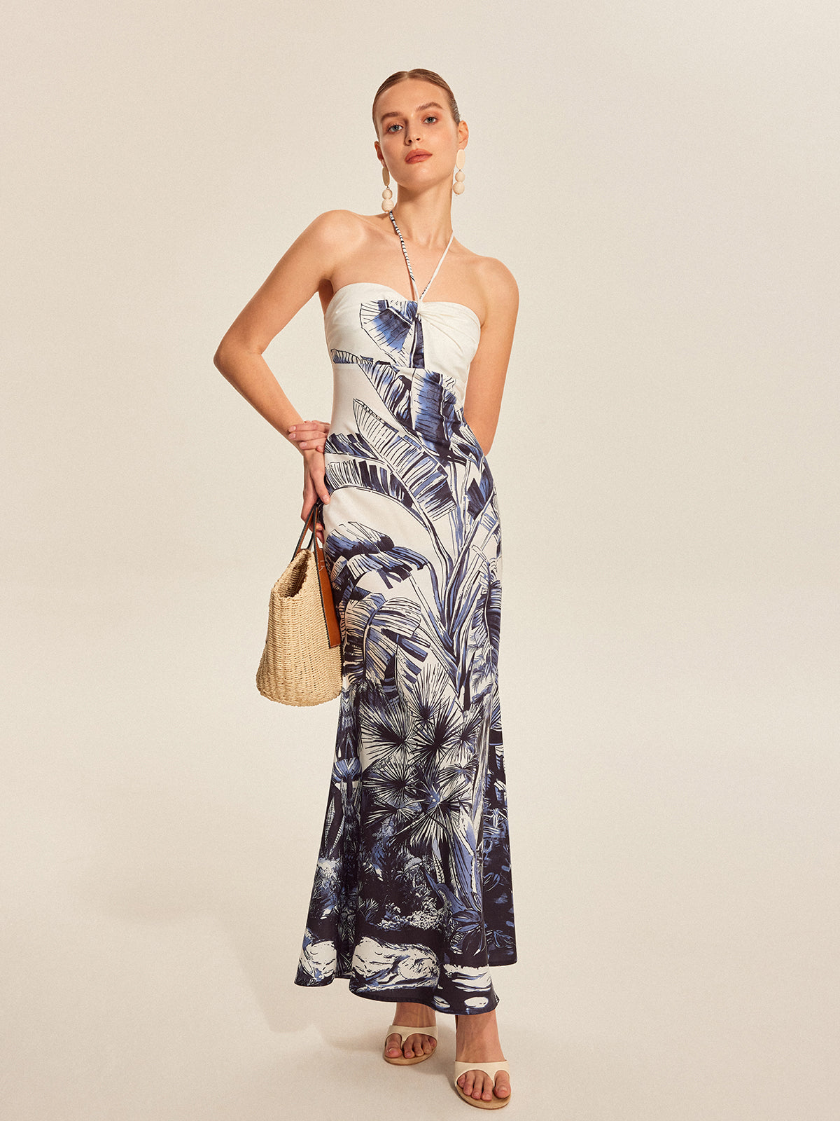 Esme Women's Linen Dress - front view