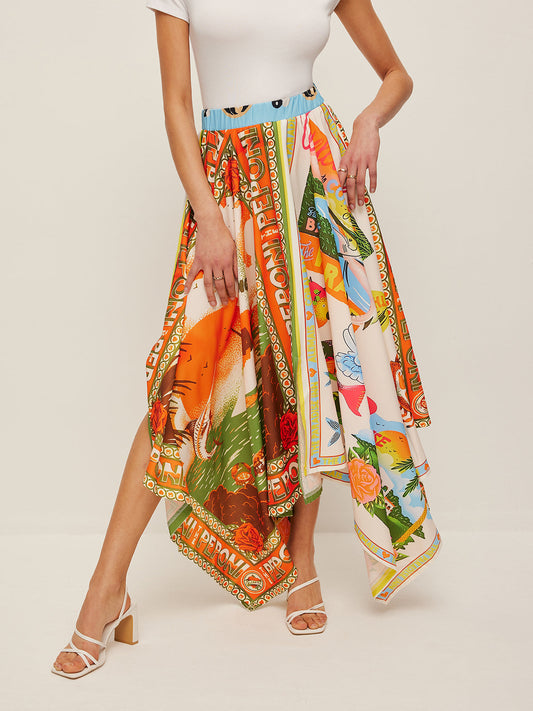 Juliette Women's Printed Skirt - styled view